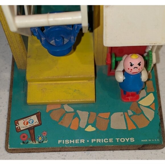 Fisher-Price Vintage 969 Music Box Ferris Wheel Little People Classic Toy Fun - Picture 16 of 16